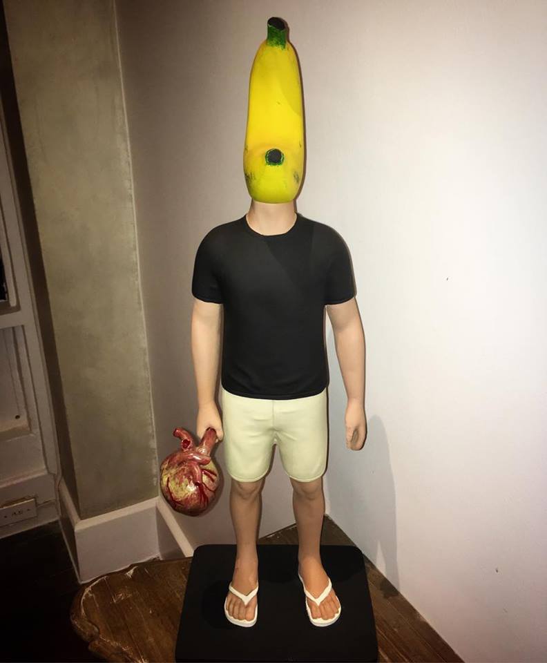 John Paul Duray - Man with Banana on His Head